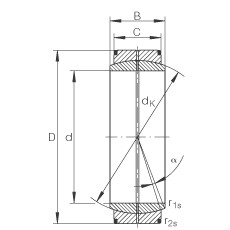 Rodamiento GE360-DO INA