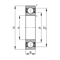 Rodamiento 6015-2RSR FAG