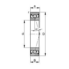 Rodamiento HSS71915-C-T-P4S FAG