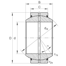 Rodamiento GE280-FO-2RS INA