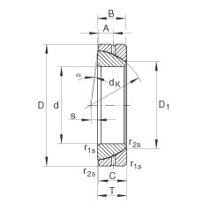 Rodamiento GE80-SX INA