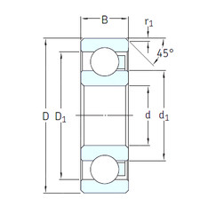 Rodamiento 6305/HR11TN SKF