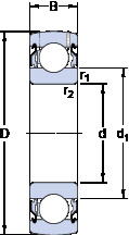 Rodamiento 1726310 B-2RS1/VP274 SKF