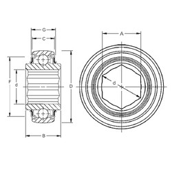 Rodamiento W210PPB7 Timken