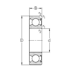 Rodamiento 6001-Z NKE