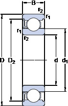 Rodamiento 635-RZ SKF