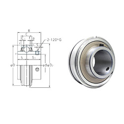 Rodamiento ER207-22 FYH