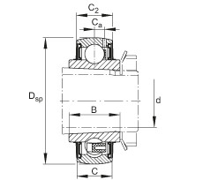 Rodamiento UK215 FAG