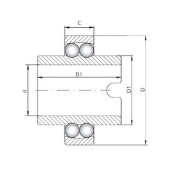 Rodamiento 11206 ISO