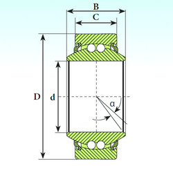 Rodamiento GE 08 BBL ISB