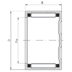 Rodamiento BK081512 CX