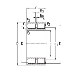 Rodamiento NNCF4920-V NKE