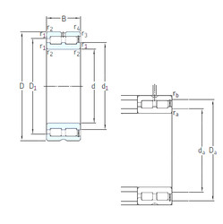 Rodamiento NNCF5006CV SKF