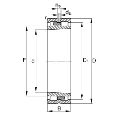 Rodamiento NNU4930-S-K-M-SP FAG