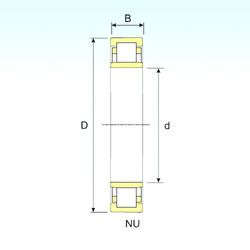 Rodamiento NU 2306 ISB