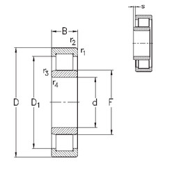 Rodamiento NU2332-E-M6 NKE