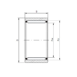 Rodamiento RNAO35x45x13 ISO