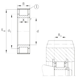 Rodamiento RSL182226-A INA