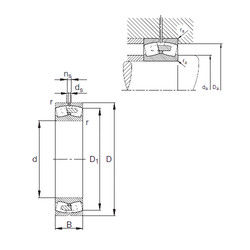 Rodamientos 240/750-E1A-MB1 FAG