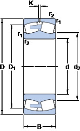 Rodamientos 238/1000 CAMA/W20 SKF