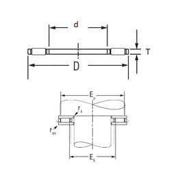 Rodamiento AXK80105 Timken