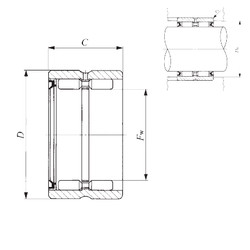 Rodamiento GBR 283720 U IKO