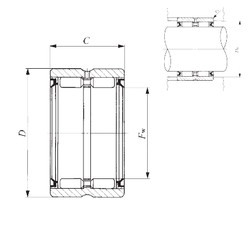 Rodamiento GBR 324120 UU IKO