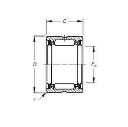 Rodamiento HJ-101816,2RS Timken