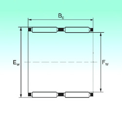 Rodamiento K 58x65x36 - ZW NBS