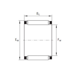 Rodamiento K21X25X13 INA