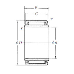 Rodamiento LM3815 NSK