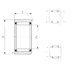 Rodamiento RNAF 142612 IKO