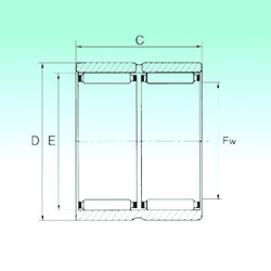 Rodamiento RNAO 45x62x40 - ZW NBS