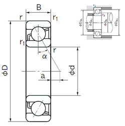 Rodamiento 7320C NACHI