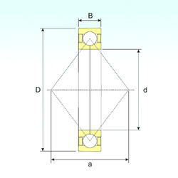 Rodamiento QJ 324 N2 M ISB