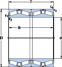 Rodamiento BT4B 332889/HA1 SKF