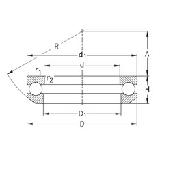 Rodamiento 53224 NKE