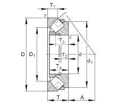 Rodamiento 29368-E1-MB FAG