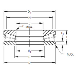 Rodamiento F-3167-B Timken