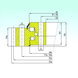 Rodamiento ER3.32.2500.400-1SPPN ISB