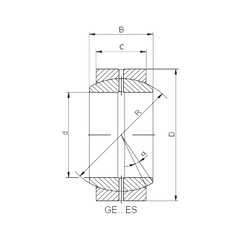 Rodamiento GE 100 ES-2RS ISO