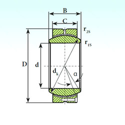 Rodamiento GE 600 CP ISB