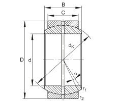 Rodamiento GE140-DO INA