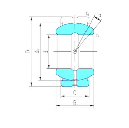 Rodamiento GE80ES-2RS LS