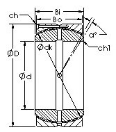 Rodamiento GEH320HCS AST