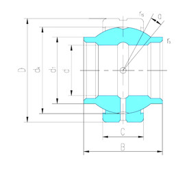 Rodamiento GEEM50ES-2RS LS