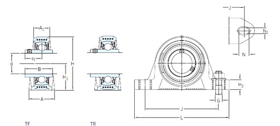 Rodamiento SYK 40 TF SKF