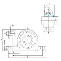 Rodamiento UCP311-32SC KOYO