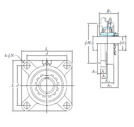 Rodamiento UKFS307 KOYO