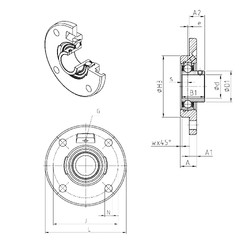 Rodamiento USFCE206 SNR